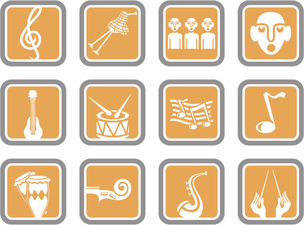 矢量图标:音乐图片下载