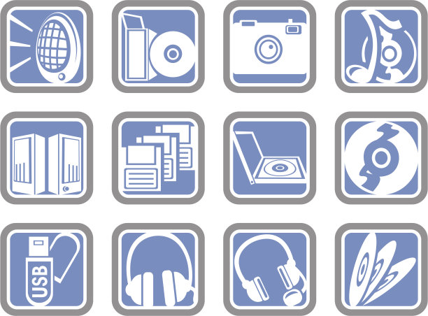 矢量图标:计算机技术图片下载