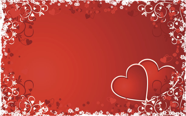 瓦伦丁垃圾摇滚背景，矢量图片下载