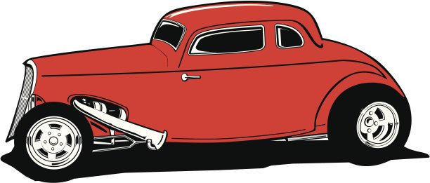 双门跑车热杆图片下载