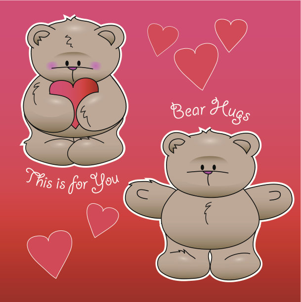 情人节熊图片下载