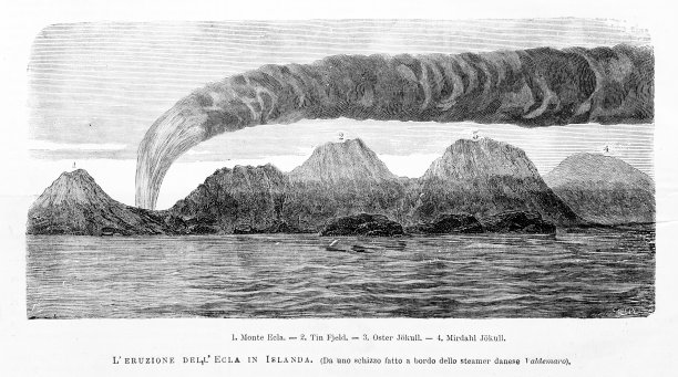 冰岛火山喷发图片下载