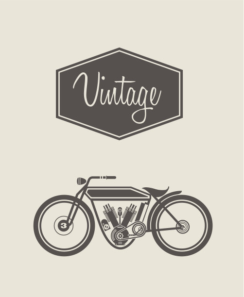 古董自行车图片下载