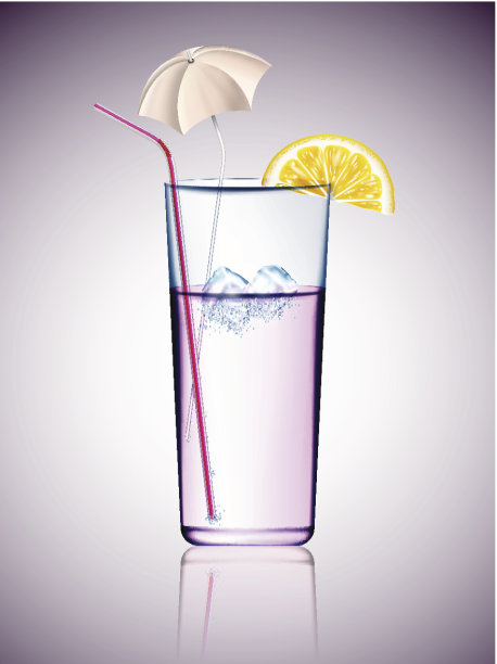 鸡尾酒和雨伞图片下载