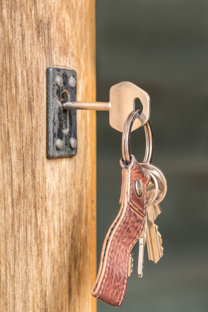 钥匙在门上图片下载