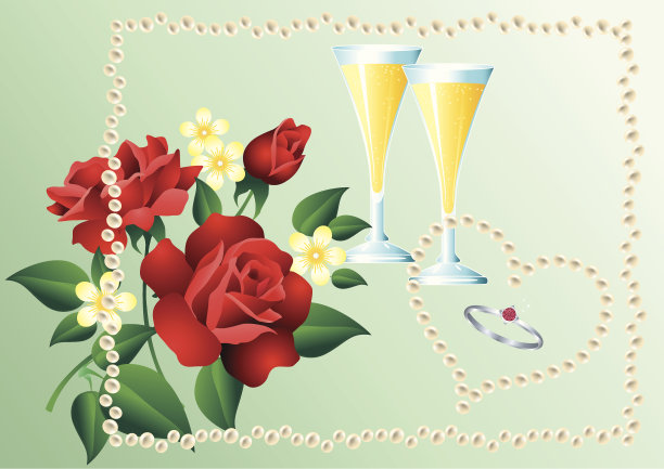 珠宝和鲜花图片下载