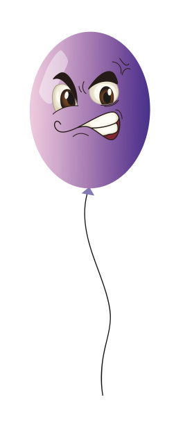 紫色的气球图片下载