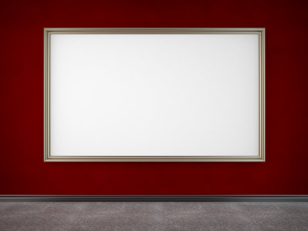 红色画廊图片下载