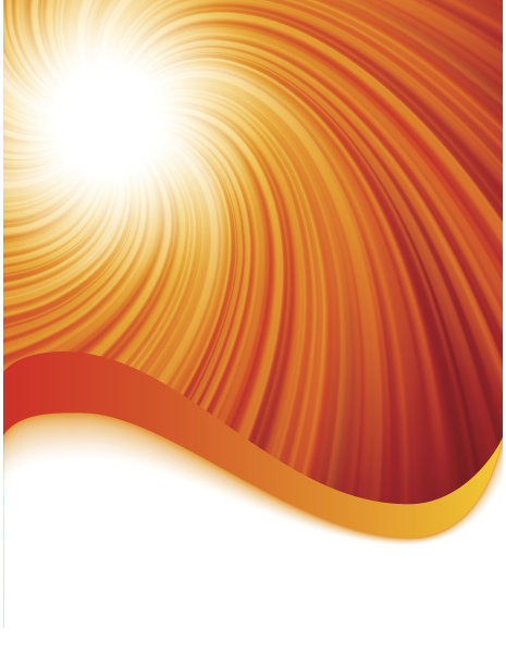 红色的明亮的光线。EPS 8图片下载