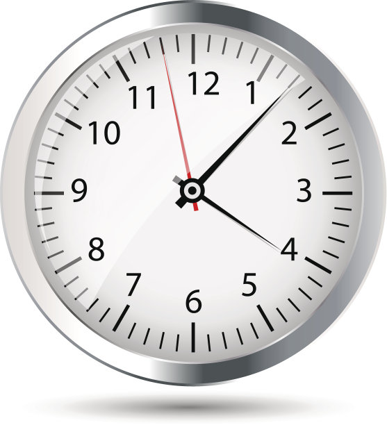 银色手表矢量图图片下载