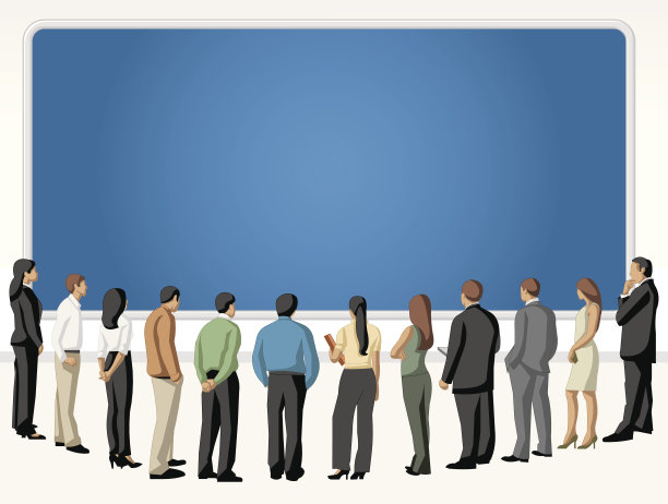 人们看着蓝屏图片下载