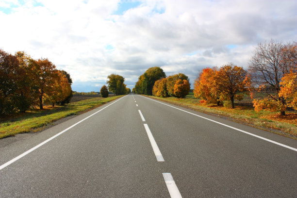 秋天的道路图片下载