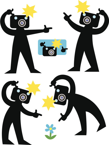 瞄准和拍摄相机角色图片下载