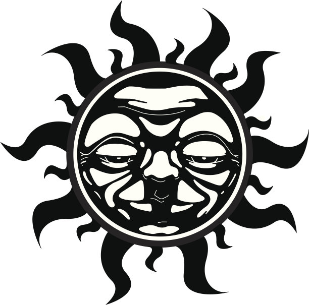 老化的太阳图片下载