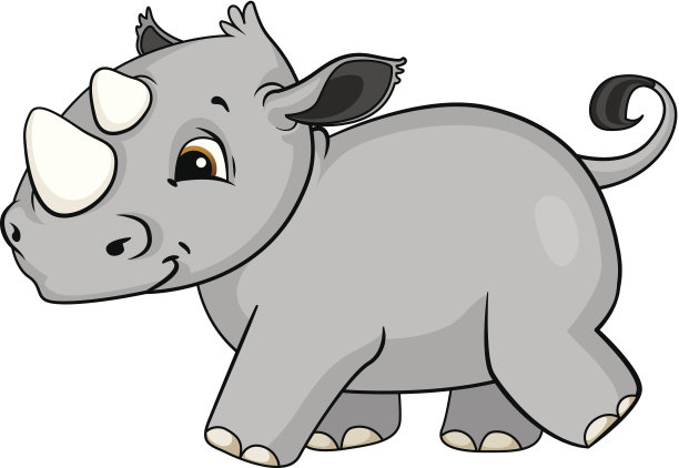 犀牛宝宝卡通图片下载