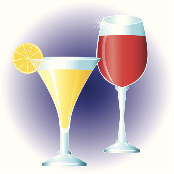 眼镜和饮料。图片下载