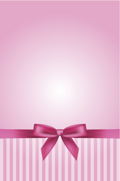 粉色背景带丝带图片下载