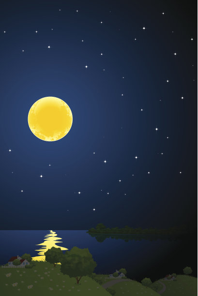 晚上的风景图片下载