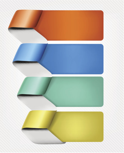 一套信息图形横幅。图片下载