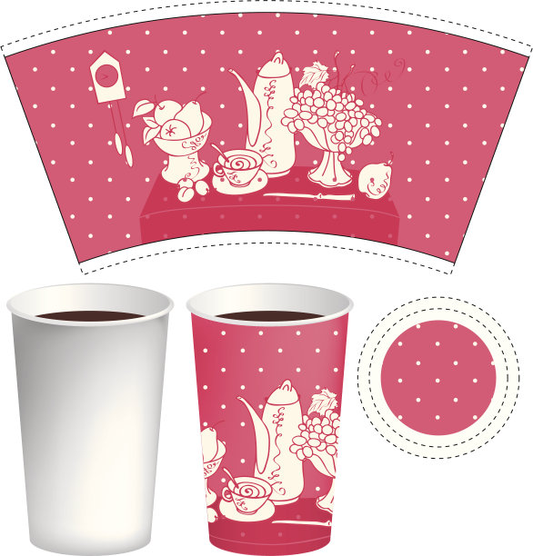 纸杯茶图片下载