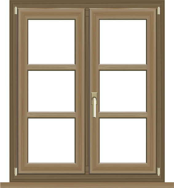 木制的窗素材图片