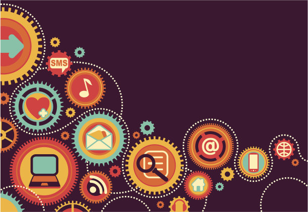 社交和媒体传播图片下载