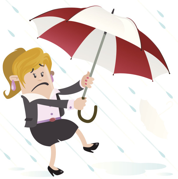 女商人Buddy被雨伞迷得晕头转图片下载