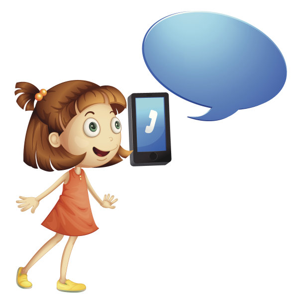 有手机的女孩图片下载