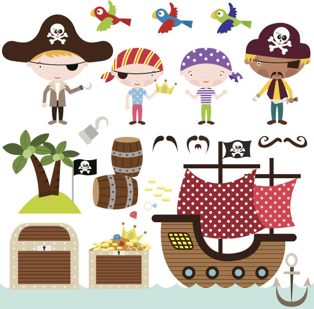 海盗的元素图片下载