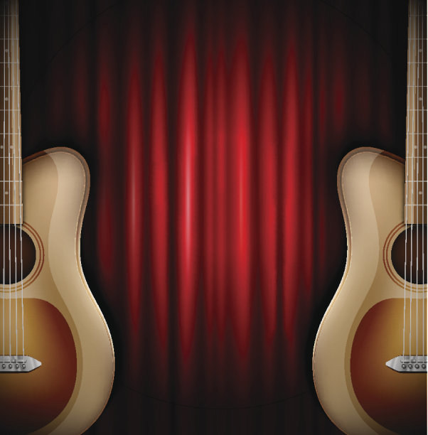 原声吉他背景图片下载