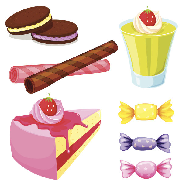 各种各样的糖果图片下载