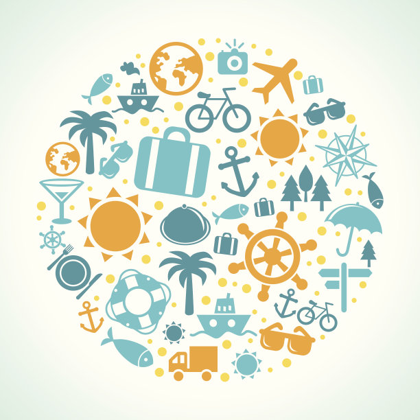 向量旅游概念图片下载