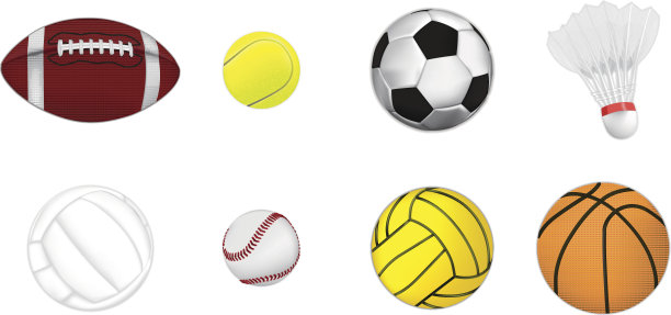 运动球矢量图图片下载