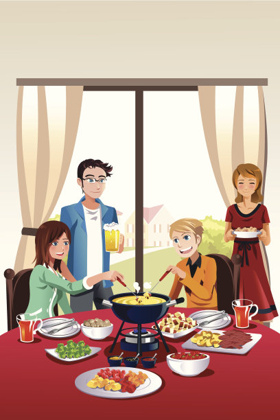 芝士火锅聚会图片下载