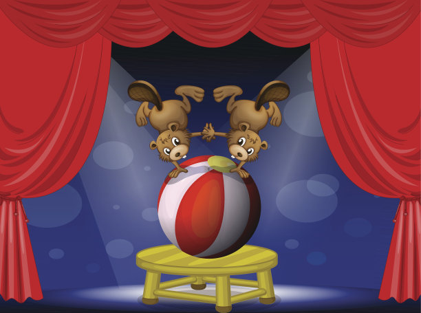 海狸马戏团表演图片下载