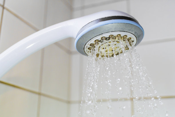 钙化淋浴头素材图片