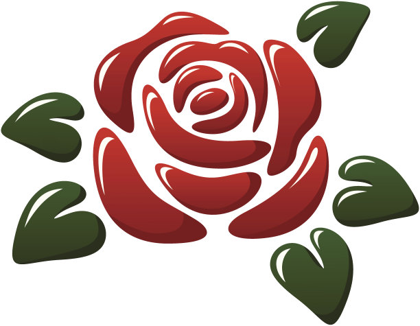 抽象光泽红玫瑰。矢量插图。图片下载