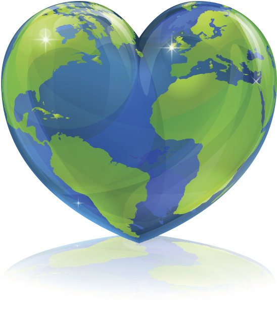 爱天下心的概念素材图片