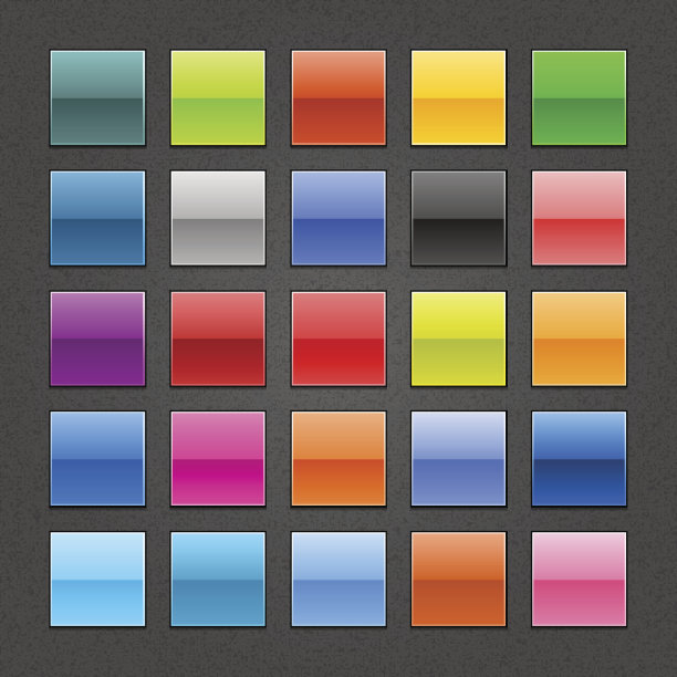 空的方形光滑图标网页按钮阴影噪声效果纹理图片下载