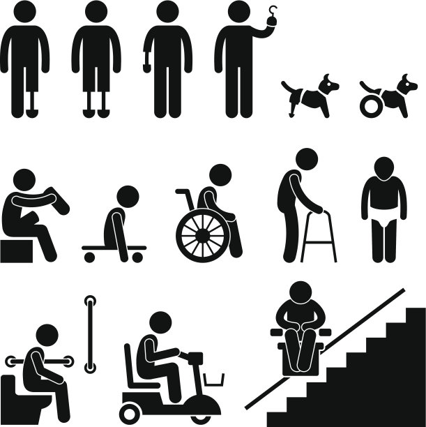 截肢者，残障者，残疾人，人图片下载