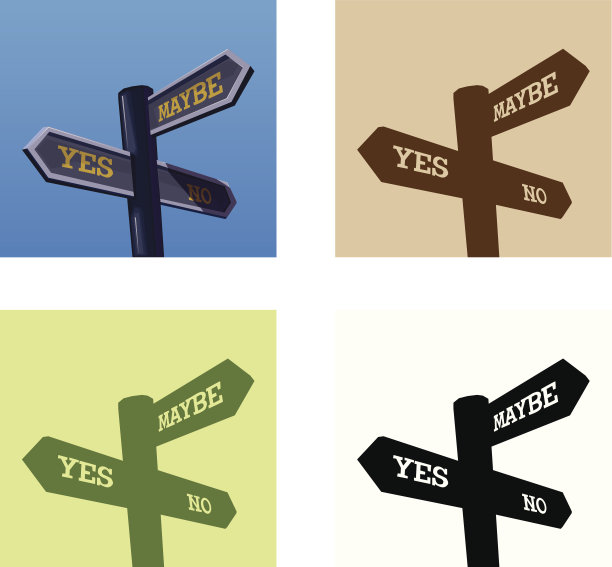 是的，不，也许是签字图片下载