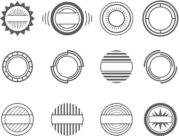 没有文本的不同标签集图片下载