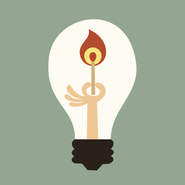 用火柴点亮灯泡图片下载