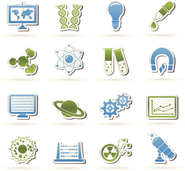 科学、研究和教育图标图片下载