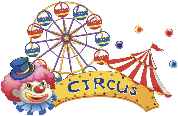 马戏团的小丑招牌图片下载