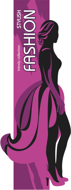 时尚女性的时尚。图标设计图片下载