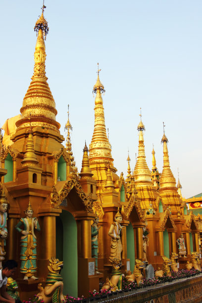 仰光大金塔细节图片下载