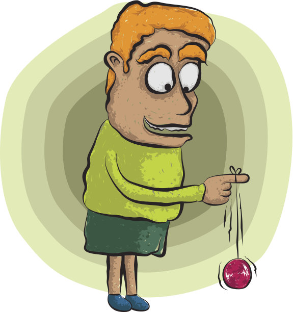 男孩玩溜溜球图片下载