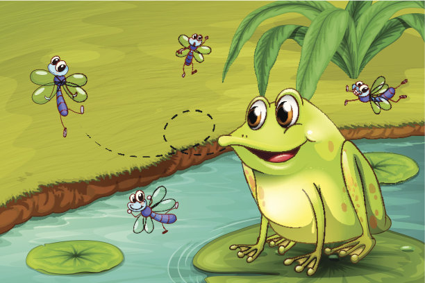 青蛙在等他的饭图片下载