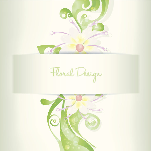 矢花卡请帖，鲜花盛开图片下载